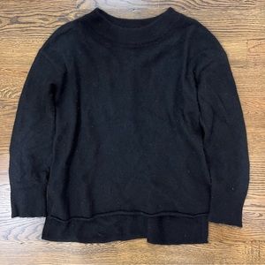 Rachel Zoe Black Fur Sweater